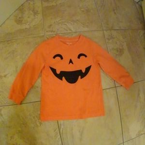 Carter's 2T Halloween Tee, long-sleeved Orange
